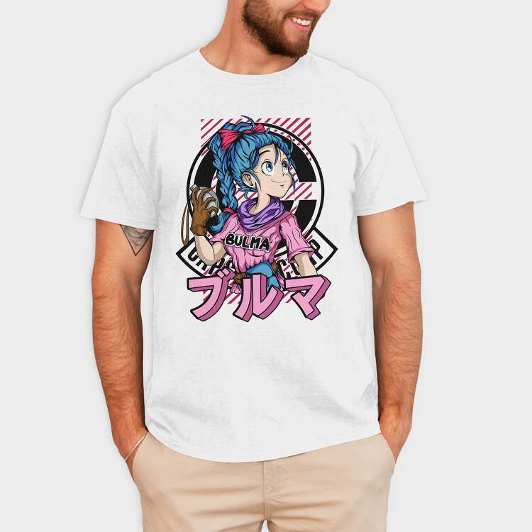 Bulma Anime Vibes, Tricou Barbati (Unisex)