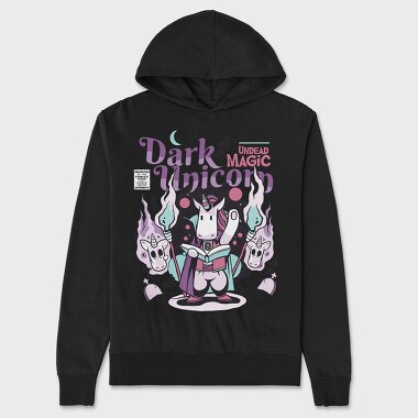 Hanorac Barbati (Unisex), Dark Unicorn Funny