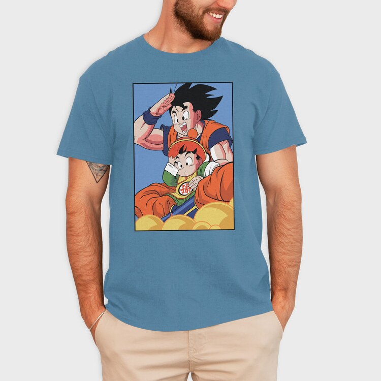 Dragon Ball Z Streetwear, Tricou Barbati (Unisex)