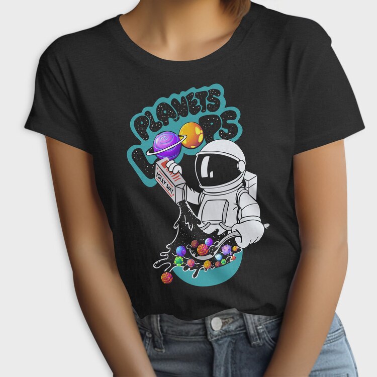 Space Galaxy Astronaut, Tricou Femei