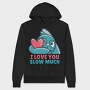 Heart Sloth, Hanorac Oversize Barbati (Unisex)