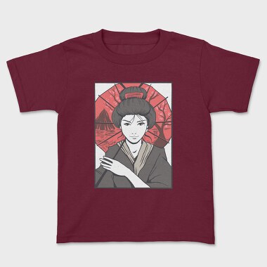 Tricou Copii, Geisha Umbrella