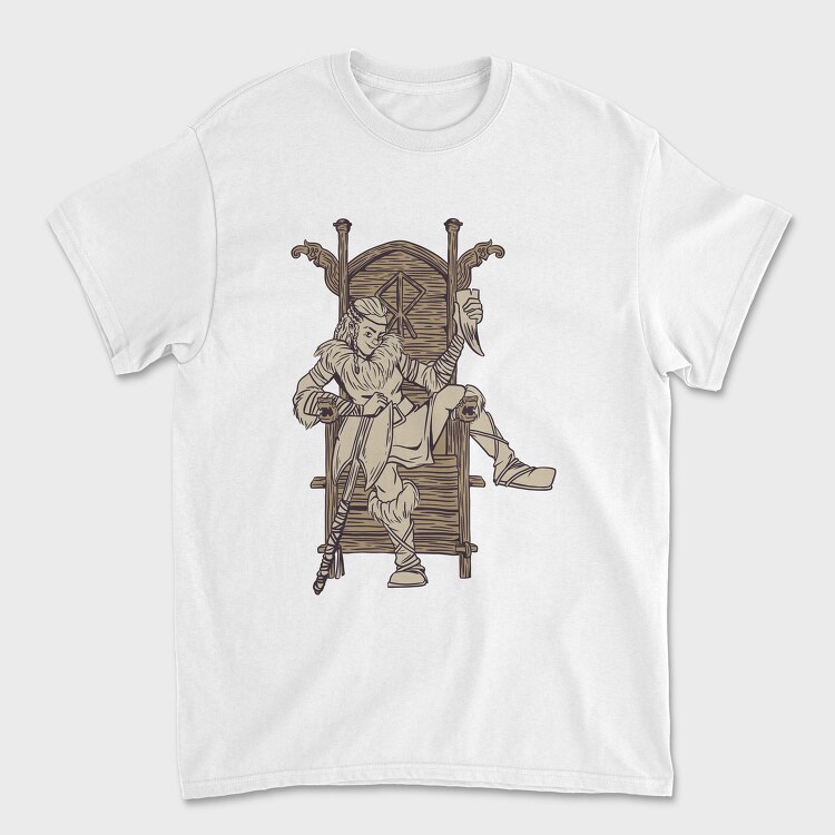 Tricou Barbati (Unisex), Viking Lady