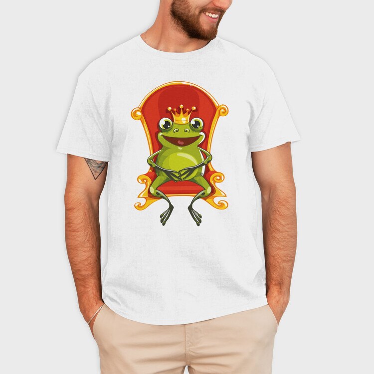 Royal Frog Prince, Tricou Barbati (Unisex)