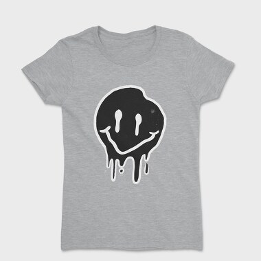 Tricou Femei, Black Smiley