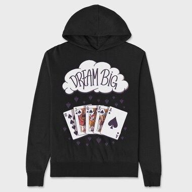 Dream Poker, Hanorac Oversize Barbati (Unisex)