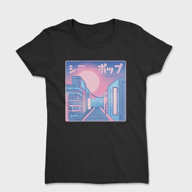 Tricou Femei, City Vaporwave