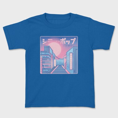 Tricou Copii, City Vaporwave