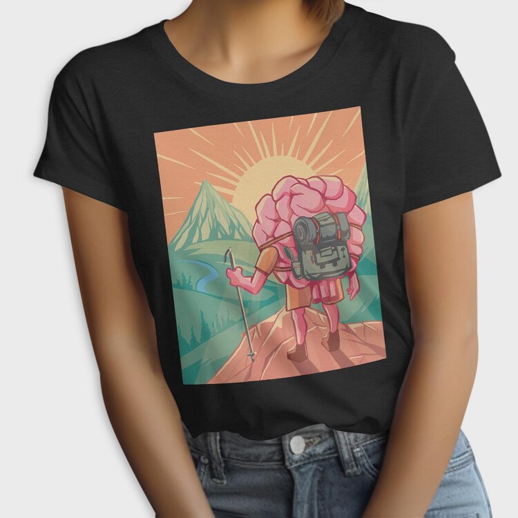 Hiking Brain, Tricou Femei