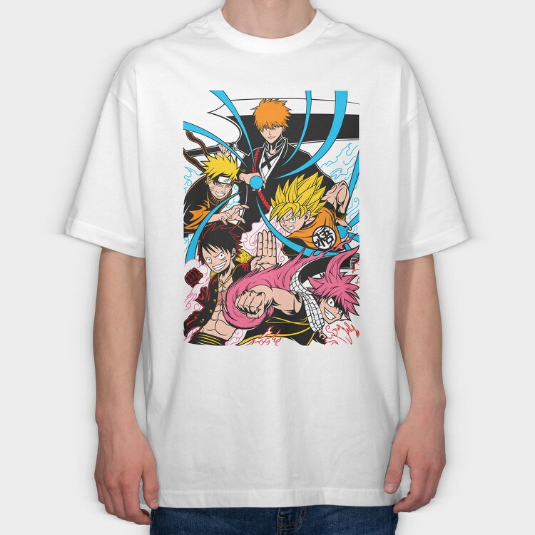 Five Legends Rise, Tricou Oversize Barbati (Unisex)