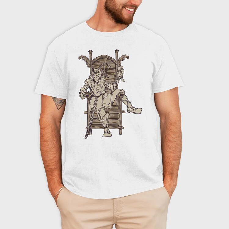 Viking Lady, Tricou Barbati (Unisex)