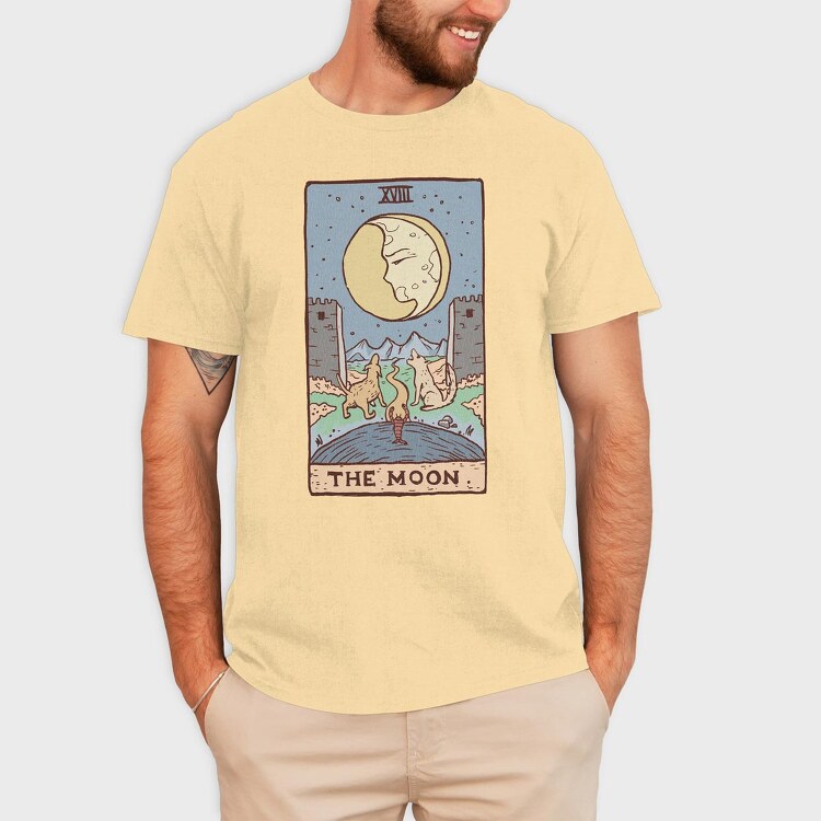 The Moon Tarot Classic, Tricou Barbati (Unisex)