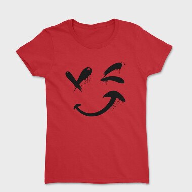 Emoji Happy Face, Tricou Femei