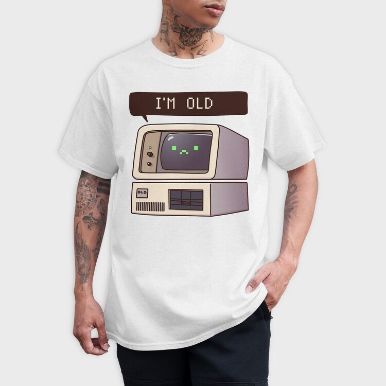 Vintage Tech Nostalgia, Tricou Barbati (Unisex)