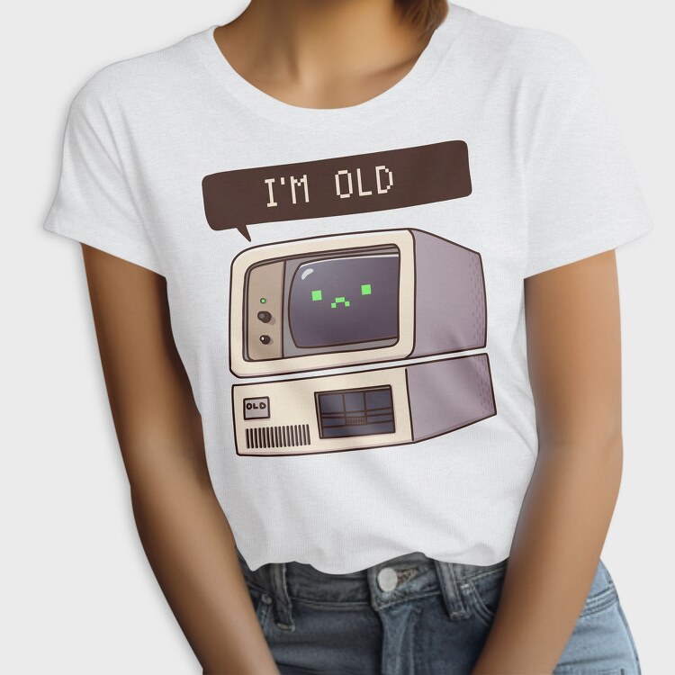 Vintage Tech Nostalgia, Tricou Femei