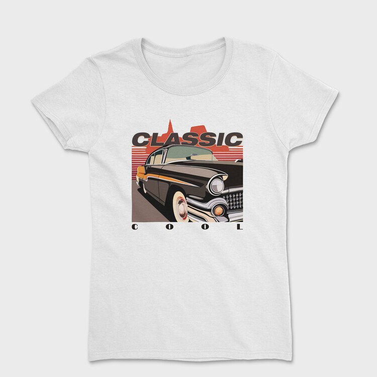 60S Classic Car Classic Cool, Tricou Femei