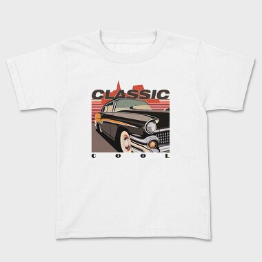 60S Classic Car Classic Cool, Tricou Copii