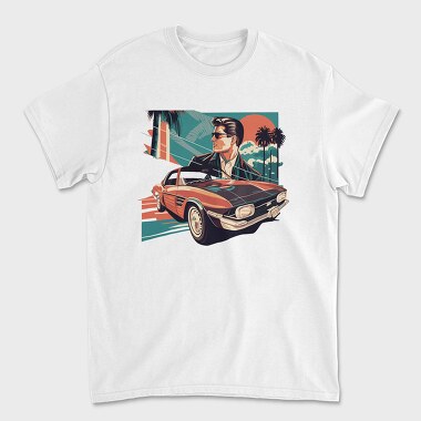 Tricou Barbati (Unisex), Auto Classic Luxury Landscape Palms