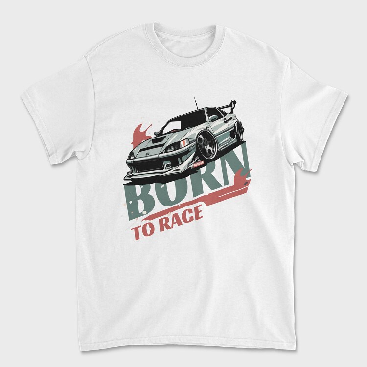 Car Jdm Japan Green Race, Tricou Barbati (Unisex)