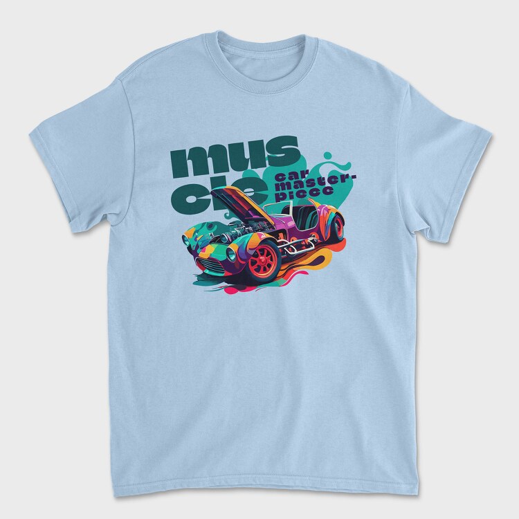 Car Modified Engine Colorful, Tricou Barbati (Unisex)