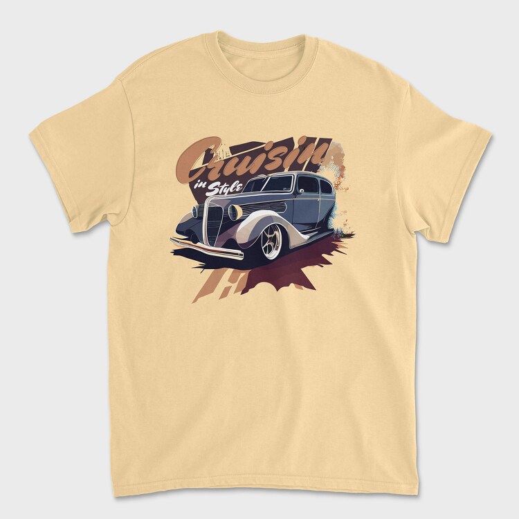 Classic Car Cruisin in, Tricou Barbati (Unisex)