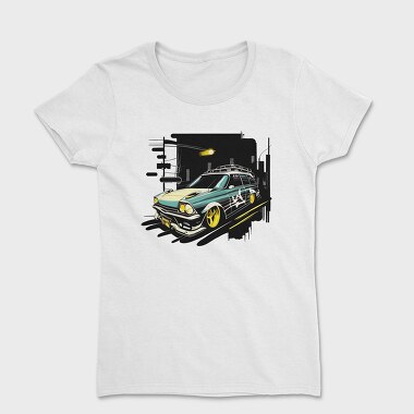 Custom Classic Car Night Hovering, Tricou Femei