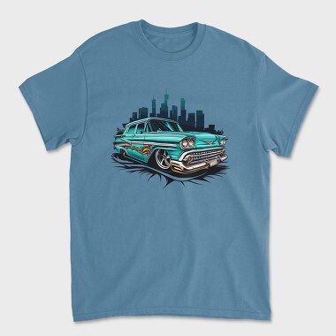 Custom Lowrider Car Wheels Luxury, Tricou Barbati (Unisex)