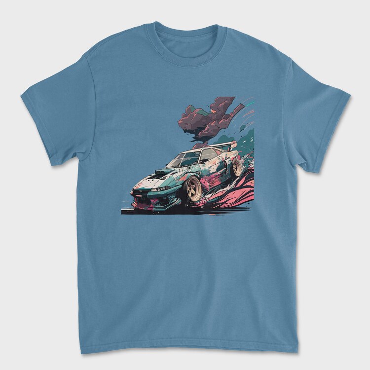 Tricou Barbati (Unisex), Customized Japanese Car Smoke Effects