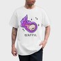 Galactic Skull Burst, Tricou Barbati (Unisex)