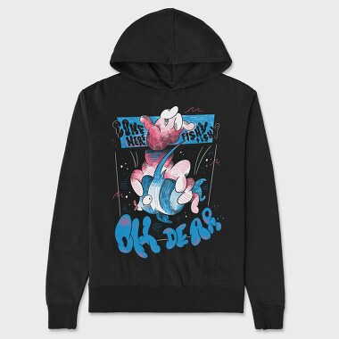 Ocean Creatures 02, Hanorac Oversize Barbati (Unisex)