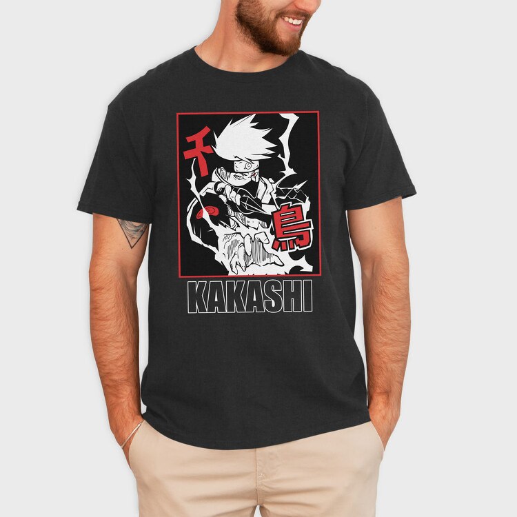 Kakashi Storm Rider, Tricou Barbati (Unisex)