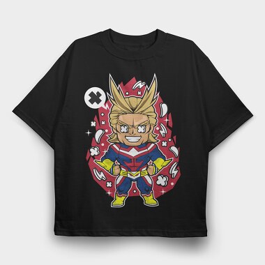 All Might Power, Tricou Oversize Barbati (Unisex)