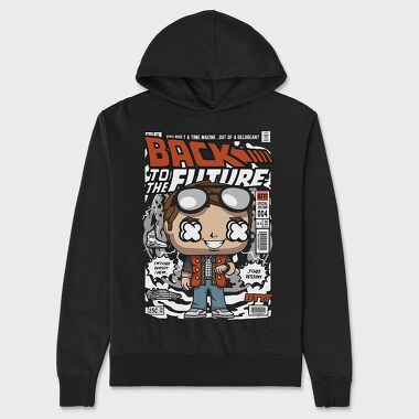 Back To The Future Funko, Hanorac Oversize Barbati (Unisex)