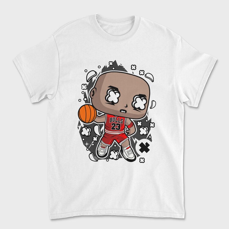 Bball King Chibi, Tricou Barbati (Unisex)