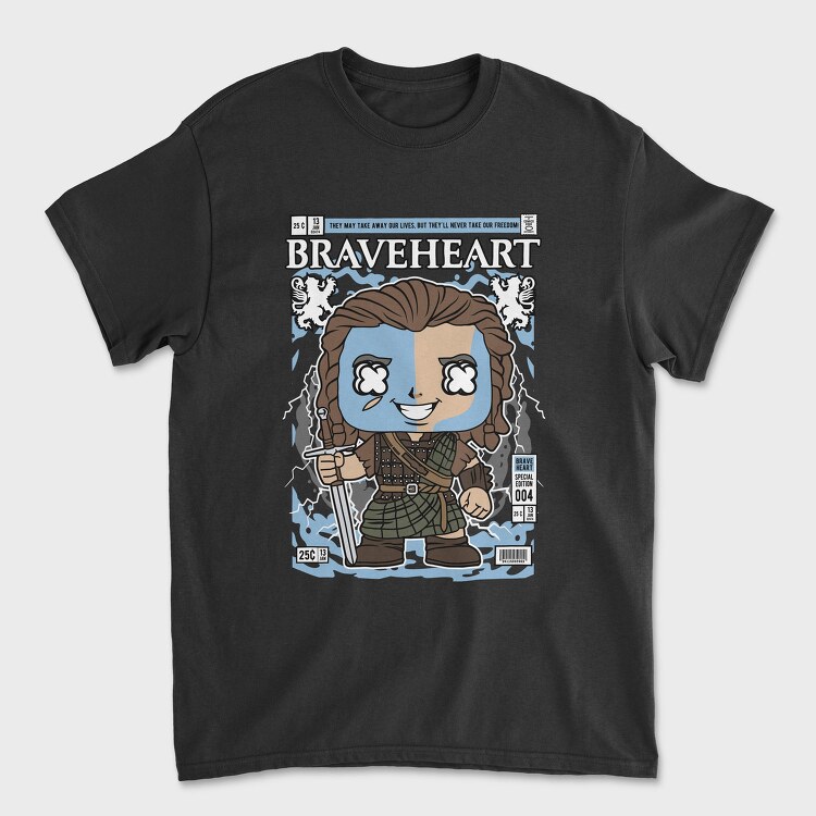 Braveheart Warrior, Tricou Barbati (Unisex)