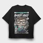 Buddy Holly Rockstar, Tricou Oversize Barbati (Unisex)