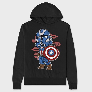 Captain America Stormtrooper, Hanorac Oversize Barbati (Unisex)