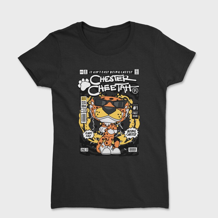 Cheesy Cheetah Vibes, Tricou Femei