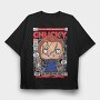 Chuckys Blood Bath, Tricou Oversize Barbati (Unisex)
