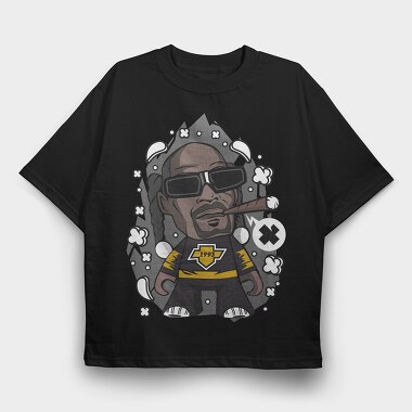 Cool Monkey Smoke, Tricou Oversize Barbati (Unisex)