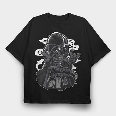 Darth Rockstar, Tricou Oversize Barbati (Unisex)