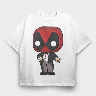 Deadpool Chic, Tricou Oversize Barbati (Unisex)