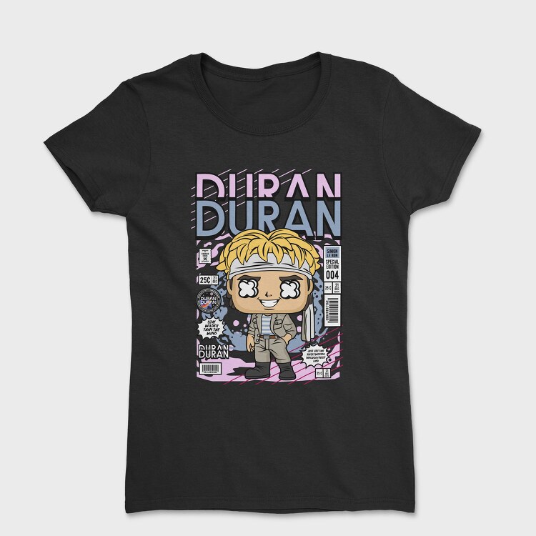 Duran Duran Comic Pop Art, Tricou Femei