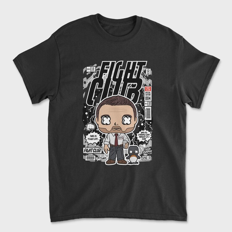 Fight Club Pop Vinyl, Tricou Barbati (Unisex)