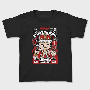 Funko Freddy Mercury Rock King, Tricou Copii