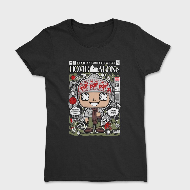 Home Alone Comic 1, Tricou Femei