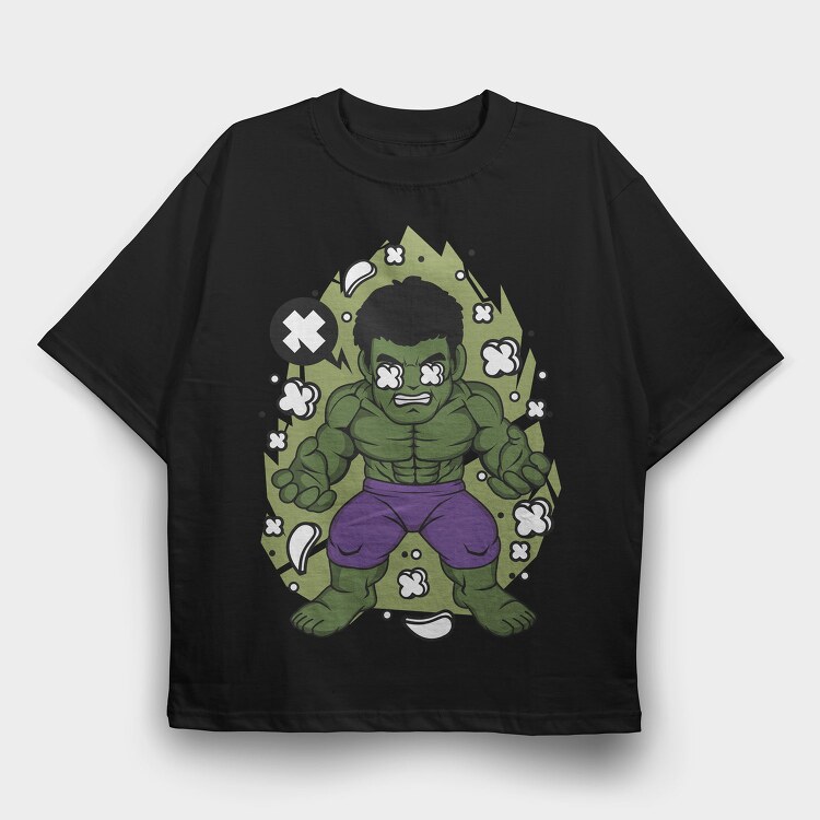 Hulk Punch Power, Tricou Oversize Barbati (Unisex)