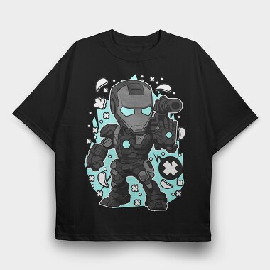 Iron Man X Force, Tricou Oversize Barbati (Unisex)