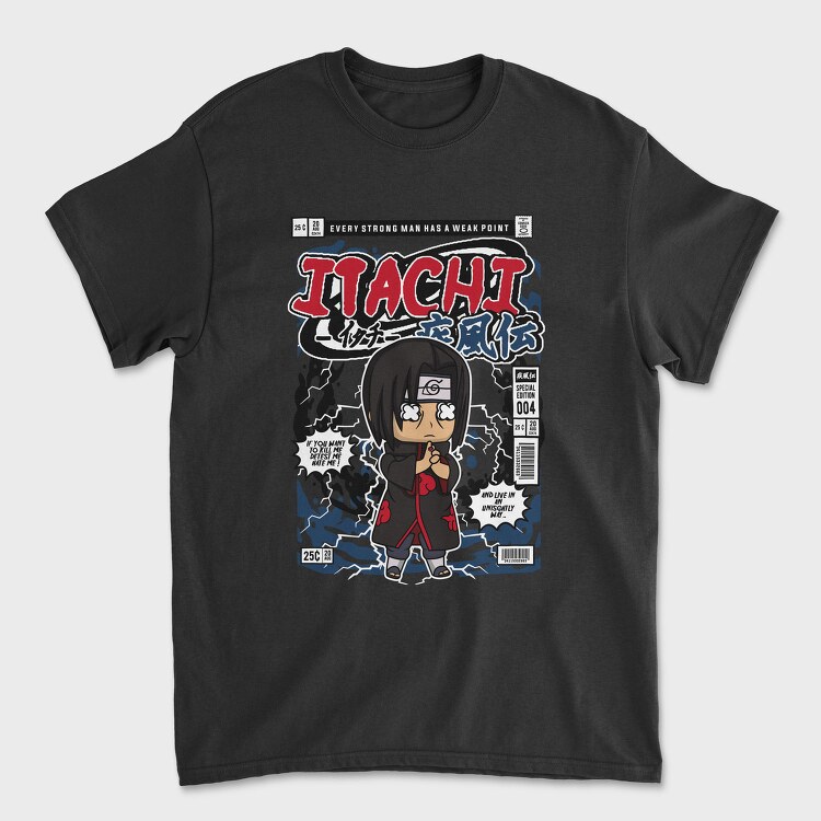 Itachi Chibi Rebellion, Tricou Barbati (Unisex)