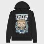 Justin Bieber Comic Pop Art, Hanorac Oversize Barbati (Unisex)